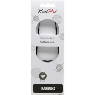 Knitpro Karbonz Fixní Kruhové jehlice 80Cm 2,75mm 