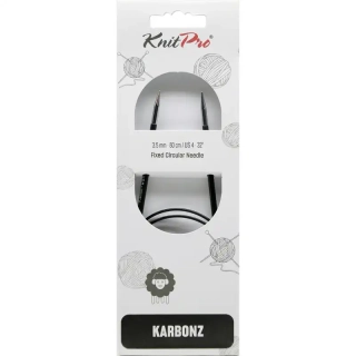 Knitpro Karbonz Fixní Kruhové jehlice 80Cm 3,5mm 
