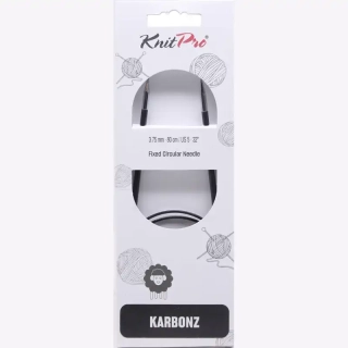 Knitpro Karbonz Fixní Kruhové jehlice 80Cm 3,75mm 