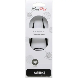 Knitpro Karbonz Fixní Kruhové jehlice 80Cm 4mm 