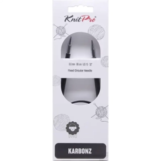 Knitpro Karbonz Fixní Kruhové jehlice 80Cm 6mm 