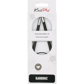 Knitpro Karbonz Fixní Kruhové jehlice 80Cm 6,5mm 