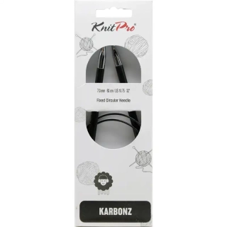 Knitpro Karbonz Fixní Kruhové jehlice 80Cm 7mm 