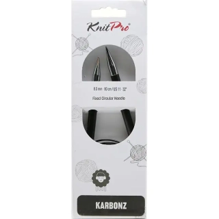 Knitpro Karbonz Fixní Kruhové jehlice 80Cm 8mm 