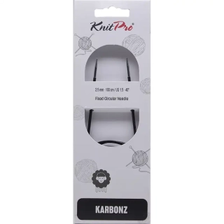 Knitpro Karbonz Fixní Kruhové jehlice 100Cm 2,5mm 
