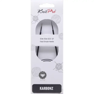 Knitpro Karbonz Fixní Kruhové jehlice 100Cm 3mm 