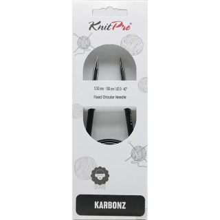 Knitpro Karbonz Fixní Kruhové jehlice 100Cm 5,5mm 