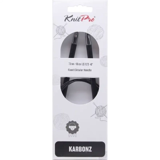 Knitpro Karbonz Fixní Kruhové jehlice 100Cm 7mm 