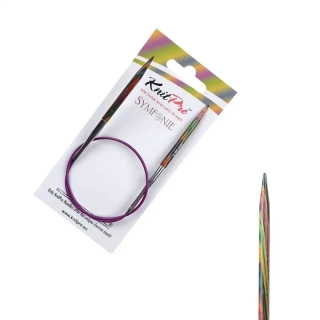 KnitPro Symfonie kruhové fixní jehlice 4,5mm 40cm