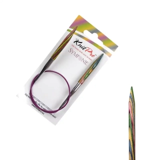 KnitPro Symfonie kruhové fixní jehlice 6,5mm 40cm