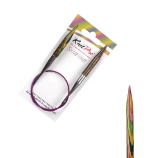 KnitPro Symfonie kruhové fixní jehlice 8mm 40cm