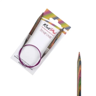 KnitPro Symfonie kruhové fixní jehlice 7mm 40cm