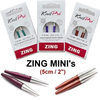 KnitPro Zing vyměnné kruhové jehlice 5Cm