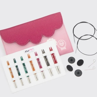 KnitPro Dreamz Midi Set vyměnitelných jehlic ve zkrácené délce 10Cm