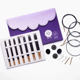 KnitPro J'adore cubics Deluxe set vyměnitelných jehlic 13 Cm