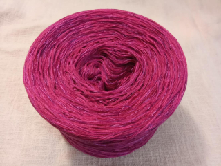 Fuchsia 3-nitka 1200m s viskozovou nitkou