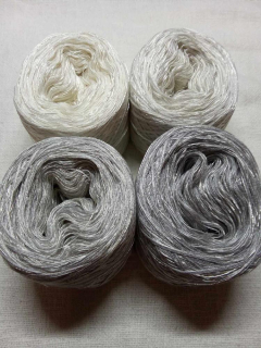 Šedé stíny 3-nitka s viskozovou nitkou 4x300m