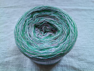 Melírové Spektrum Hellblau-Smaragd-Baby-rosa 1000m