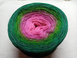 Z ombré do ombré 3-nitka 2000m s lurexem 