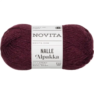 Novita Nalle Alpakka 5481 Vínová