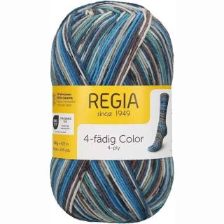 Regia 4-Ply Color 3084 sky-anthra color