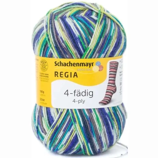 Regia 4-Ply Color 7205 pfau color