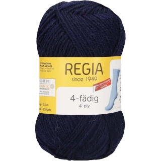 Regia 4-Ply Uni 324 námořnická modrá 210m/50g