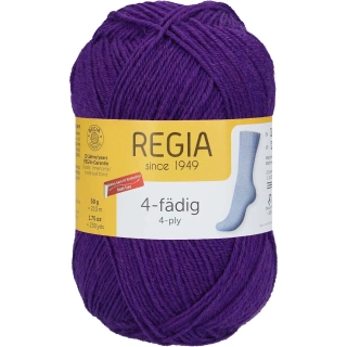 Regia 4-Ply Uni 1050 Fialová 210m/50g