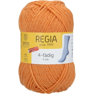 Regia 4-Ply Uni 1054 Dýňová 50g
