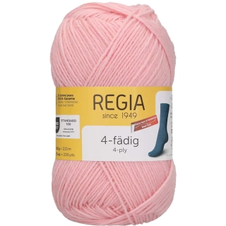 Regia 4-Ply Uni 1062 Růžová 50g