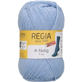 Regia 4-Ply Uni 1063 Světle modrá 50g