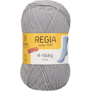 Regia 4-Ply Uni 1968 sv. šedá 210m/50g
