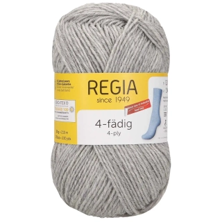 Regia 4-Ply Uni 1991 Sv. šedý melír 210m/50g