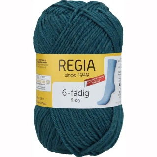 Regia 6-ply Uni 50g Petrol 1047
