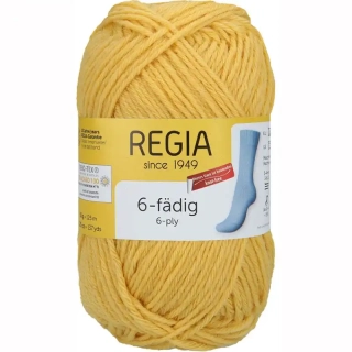 Regia 6-ply Uni 50g Banán 1049