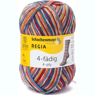 Regia 4-Ply Color 5478 brasil salvador color 210m/50g