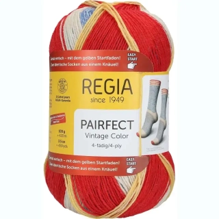 Regia 4-Ply Pairfect 1365 Seaside blue color