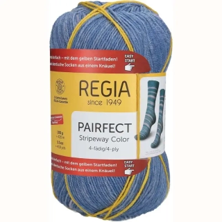 Regia 4-Ply Pairfect 2298 Petrol-Jeans