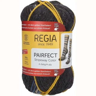 Regia 4-Ply Pairfect 02299 beige-brown color