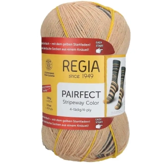 Regia 4-Ply Pairfect 2302 Cedar-Apricot