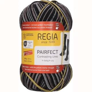 Regia 4-Ply Pairfect Contrasting Hunter Color 2305