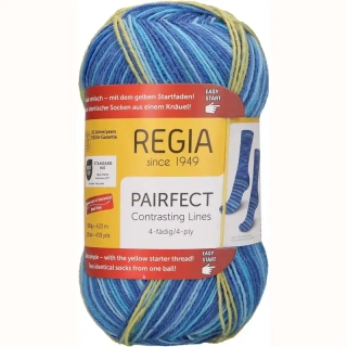 Regia 4-Ply Pairfect Contrasting Cobalt Blue Color 2307