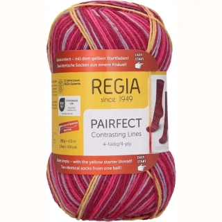 Regia 4-Ply Pairfect Contrasting Firebrick Color 2308