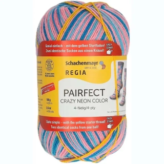 Regia 4-Ply Pairfect 7146 Crazy Pink Neon