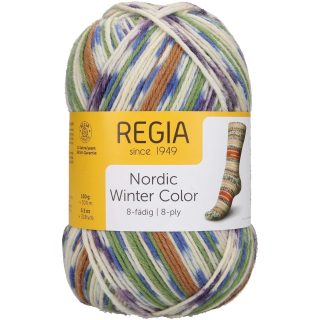 Regia 8-ply Nordic Winter Color 3046 Winter solstice color