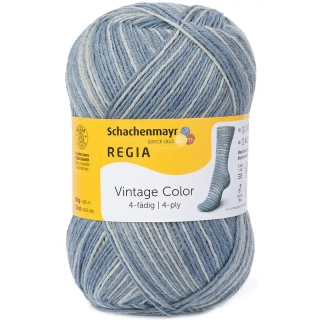 Regia 4-Ply Vintage Blue Color 2861