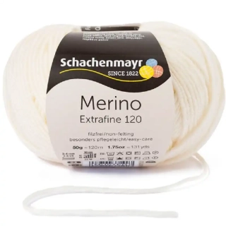 Schachenmayr Merino extrafine 120 Přírodní 102