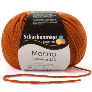 Schachenmayr Merino extrafine 120 Maron 110