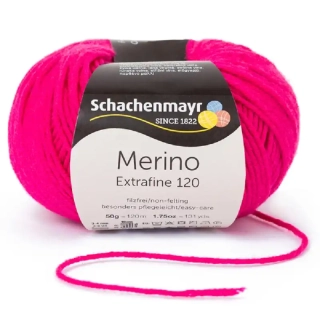 Schachenmayr Merino extrafine 120 Fuchsie 140