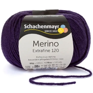 Schachenmayr Merino extrafine 120 Lilková 149